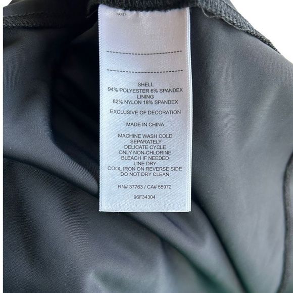 Laundry Women's Wrap Front Cold Sholder Long Sleeves Dress Black Size L - Picture 15 of 16